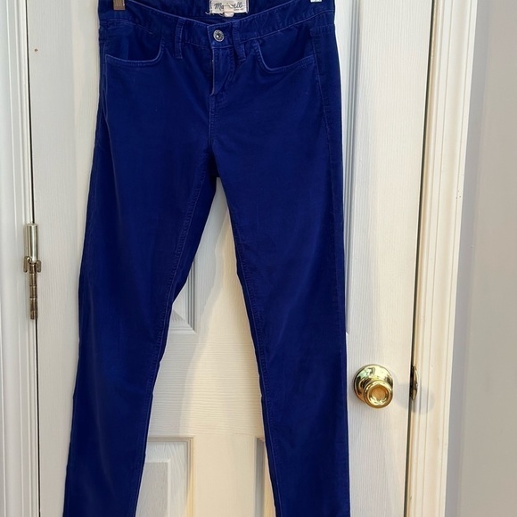 Madewell periwinkle soft floor size 25X 32 long pants - Picture 1 of 7